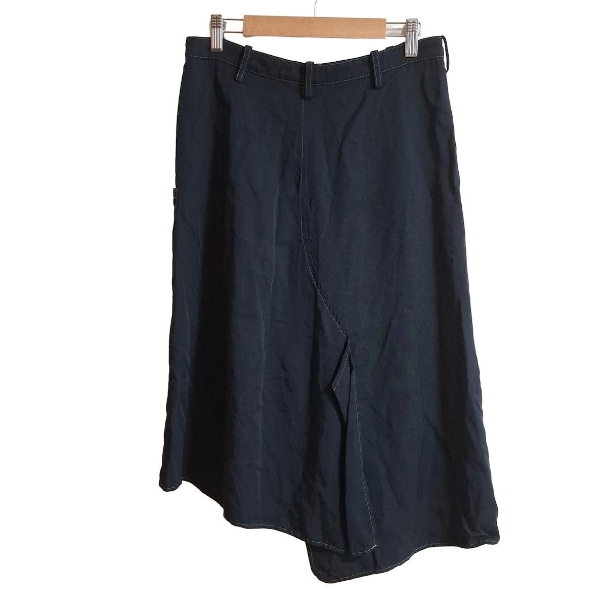 YOHJI YAMAMOTO NOIR ヨウジヤマモトプリュスノアール ロングスカート サイズ2 M レディース - 黒