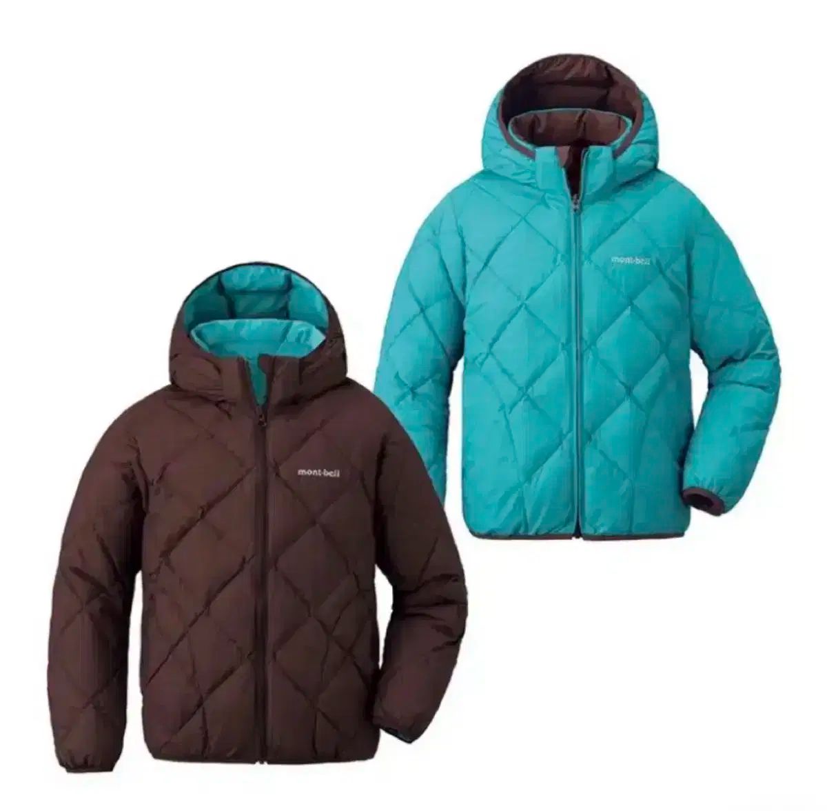 モンベル リバーシブル ダウン ココア 150