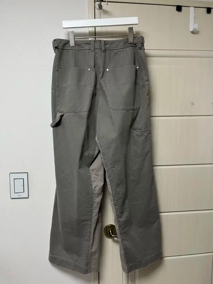 3 ポリテル カーペンター パンツ グレー