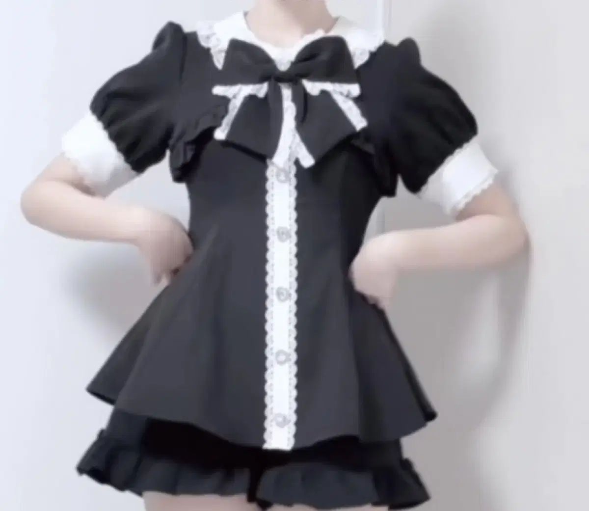 ディアマイラブ ブラック リボン セットアップ