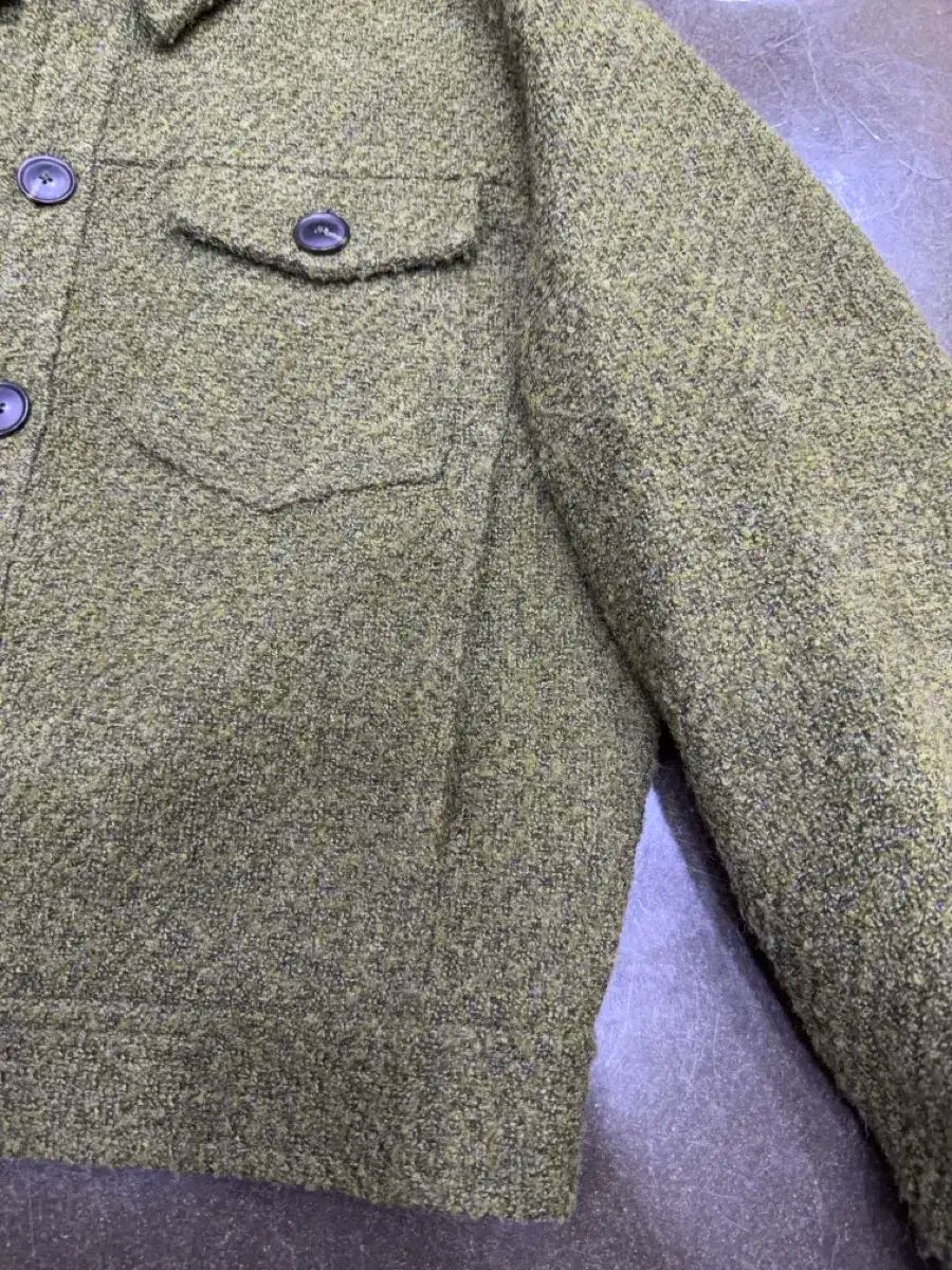 ザラ ブークレ トラッカー ジャケット オリーブ L KANDAIZUMI_COM