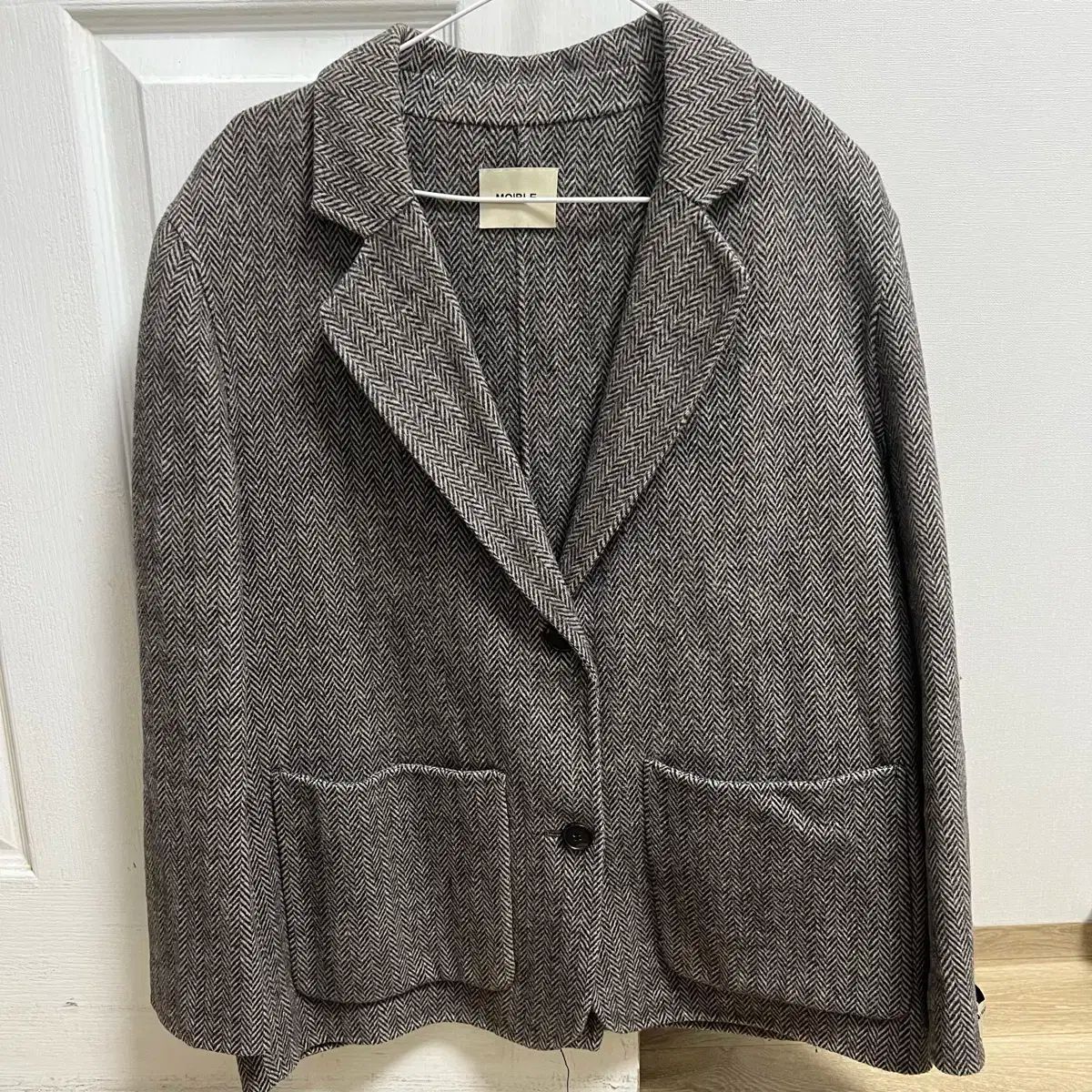 ハンドメイド ヘリンボーン ジャケット