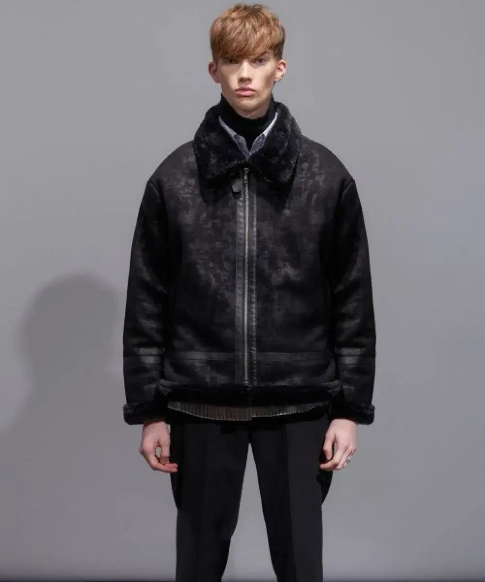 げO M zplish ジップリッシュ ラムシェアリング ムートン ブラック