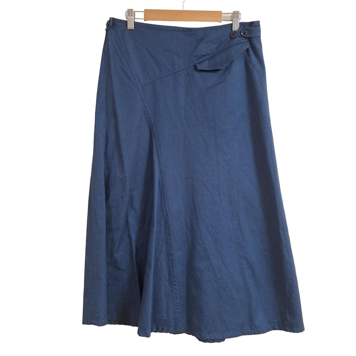 Y s ワイズ ロングスカート サイズ2 M レディース - ブルーグレー