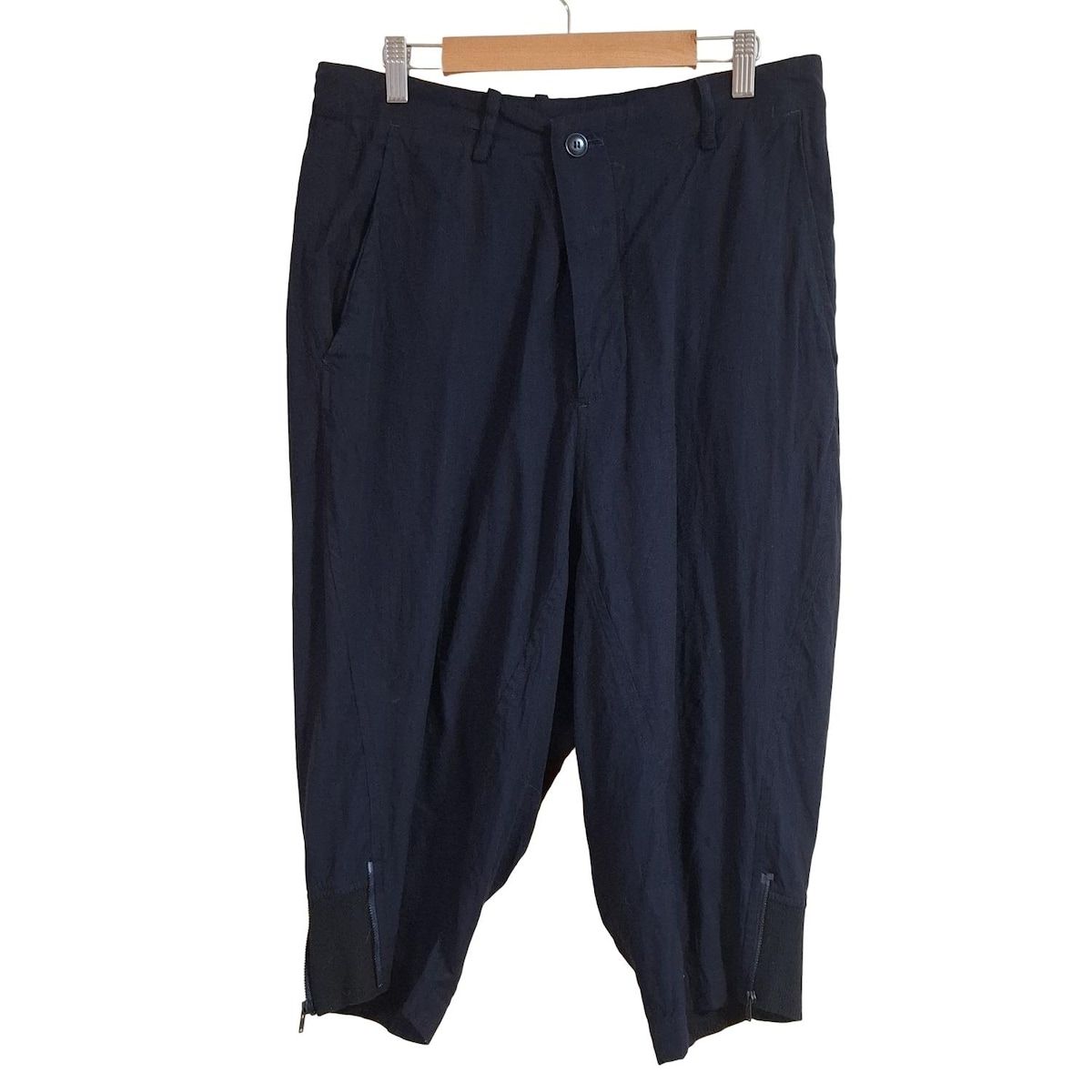 Y s ワイズ パンツ サイズ1 S レディース - ダークネイビー クロップド 半端丈