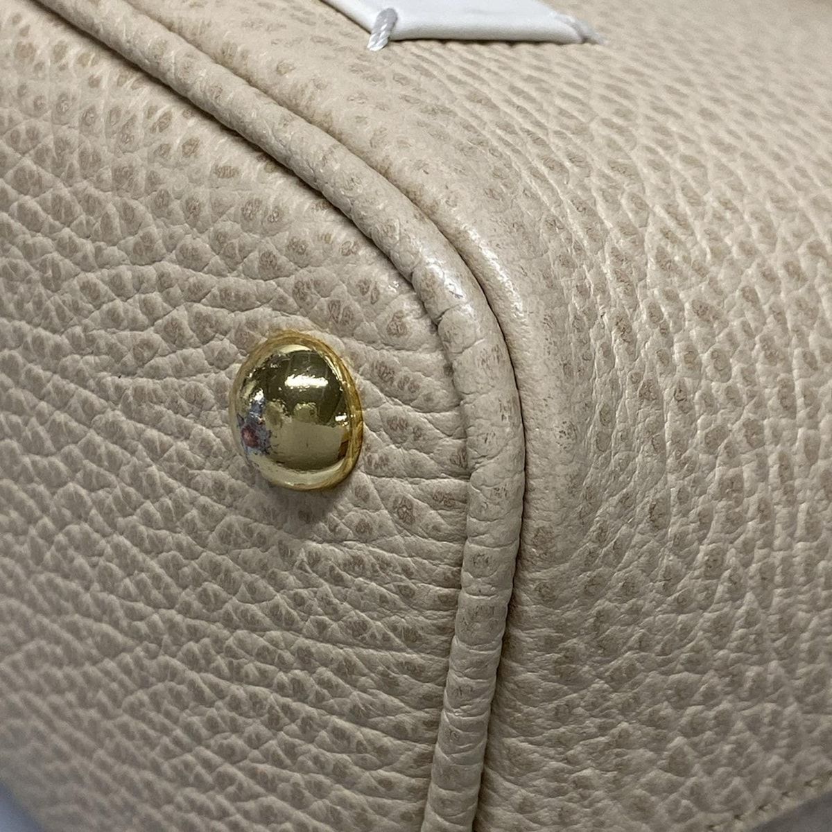 Maison Margiela メゾンマルジェラ ハンドバッグ 5AC バケットバッグ S61WG0035 ベージュ レザー DECORATOM_COM_BR