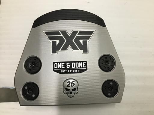 【中古】 PXG BATTLE READY II ONEu0026DONE(クランク) パター PT スチール (フレックスその他) メンズ 男性用 右利き 右用 Bランク ゴルフクラブ