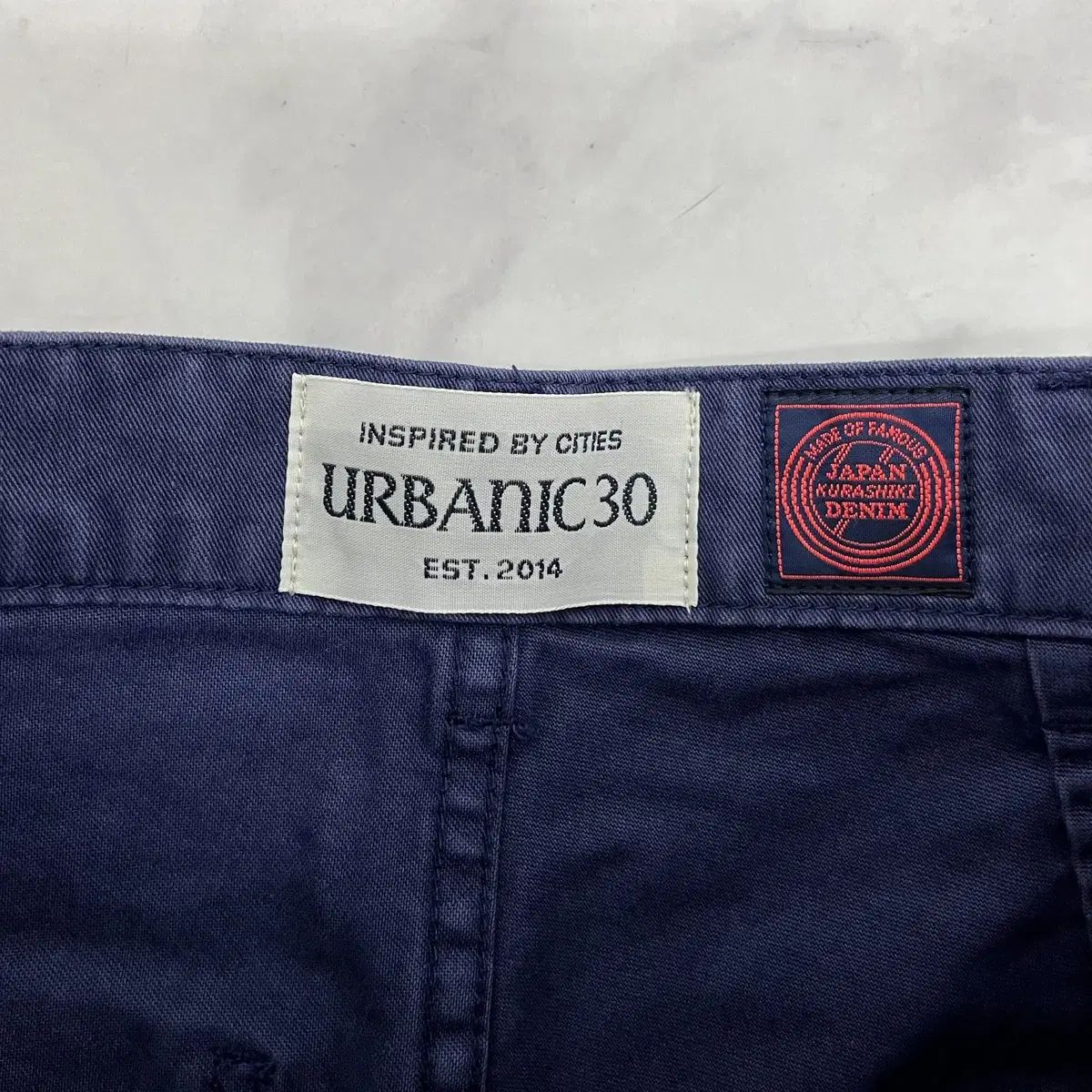 Urbanic30 アーバニック30 コットン 日本 デニム ワイドパンツ ネイビー XS DECORATOM_COM_BR