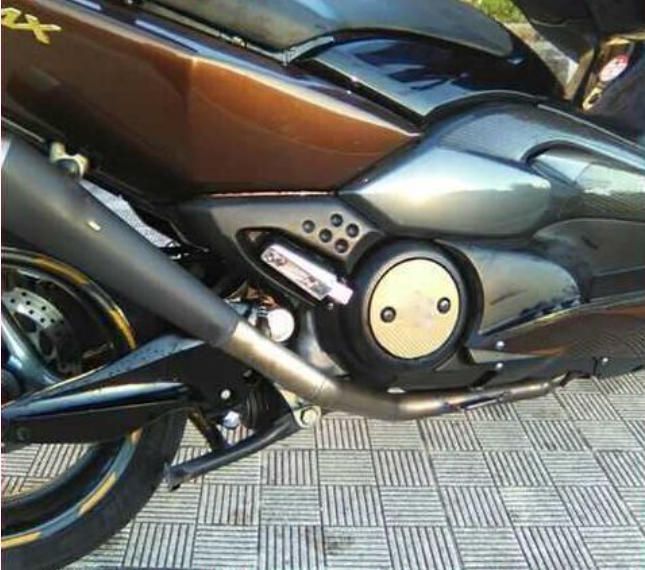 ブルー スクーター排気フルシステムヤマハT-MAX 500 530 TMAX T MAX 500 530 2008-2016