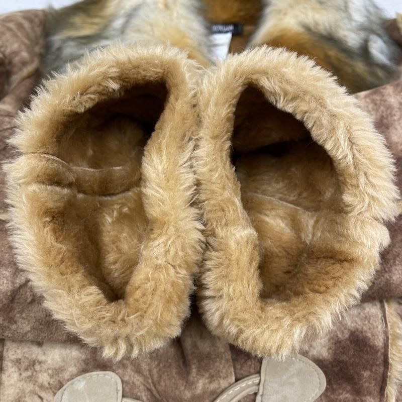 MORGAN モルガン コート 毛皮、ファー ボア ファー付きコート ムートン