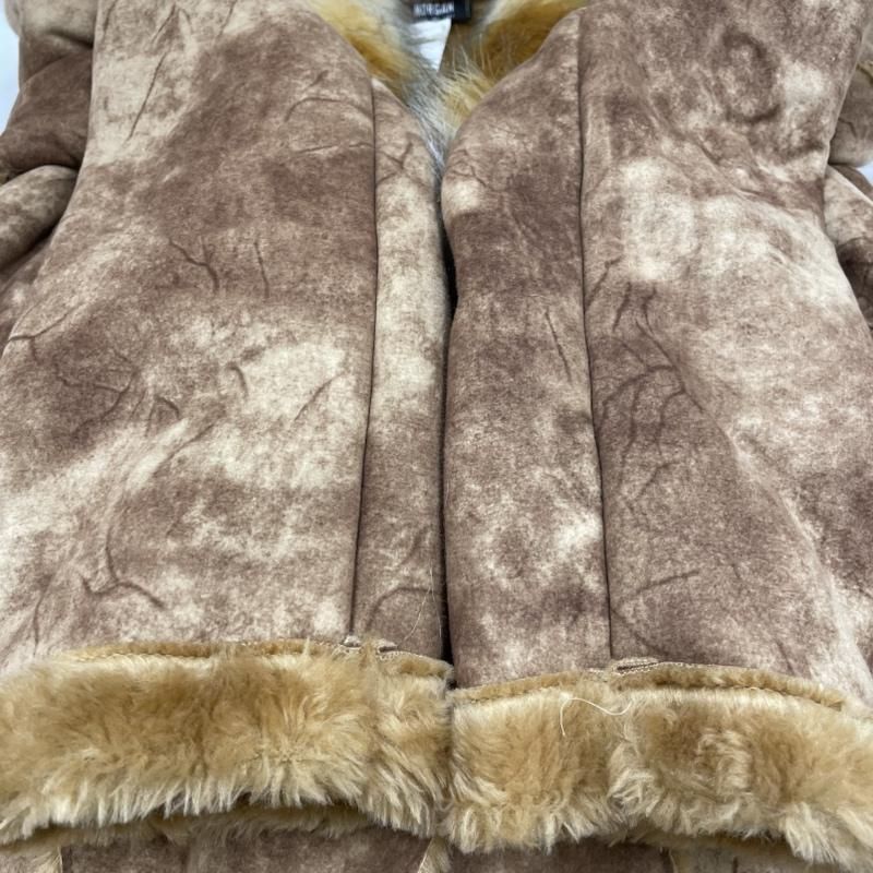 MORGAN モルガン コート 毛皮、ファー ボア ファー付きコート ムートン