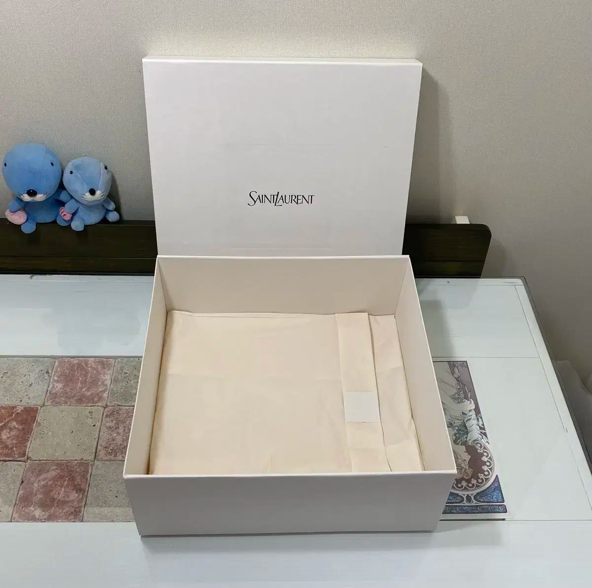  サンローラン バッグボックス 41.5 x 14 バインダー リフィル リボン お買い物バッグ その他 アクセサリー