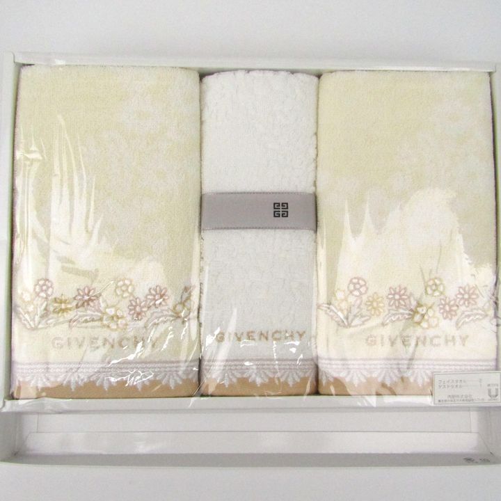 イヴ・サンローラン/ジバンシィ他 タオル 4点セット 未使用 ブランド