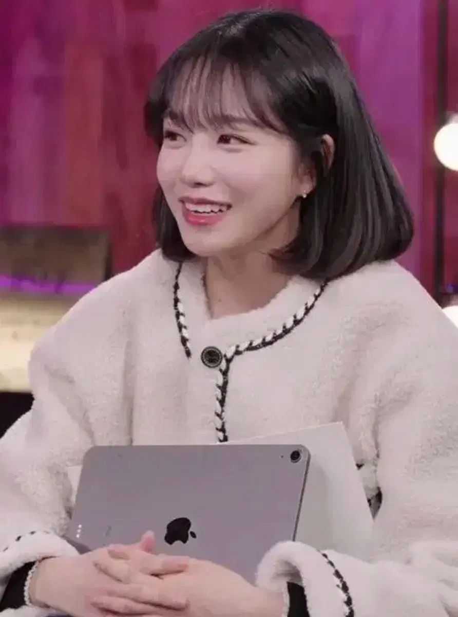 チョ ユリ JO YURI 着用 ROLAROLA ロラロラ ツイード フリース ジャケット ボア