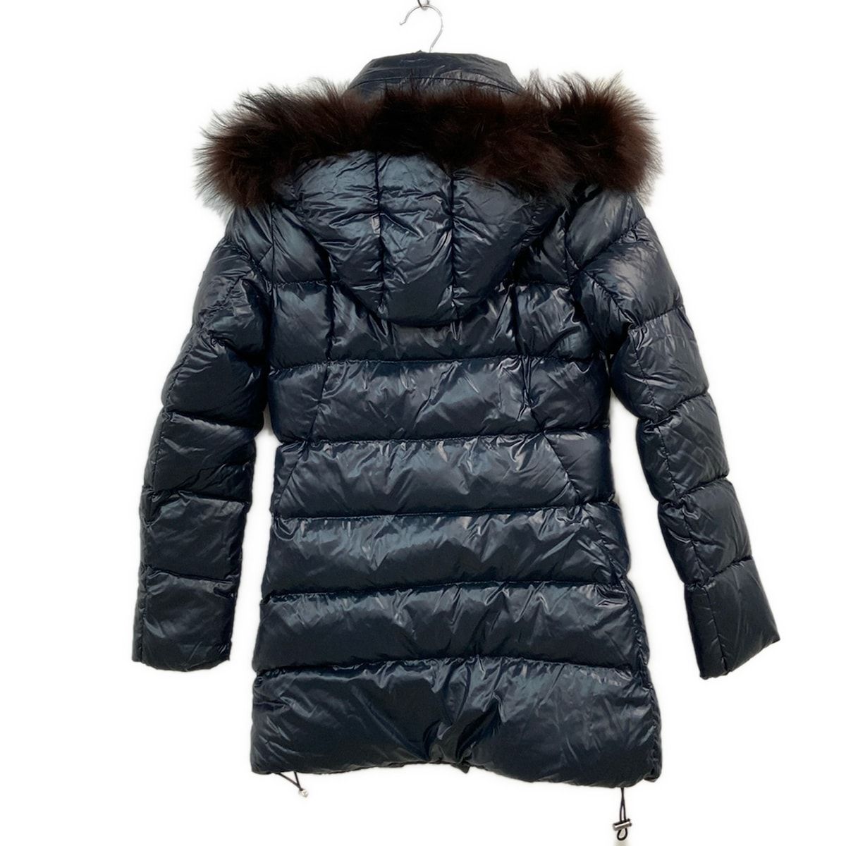 TATRAS タトラス ダウンコート サイズ02 M レディース - LTA13A4294 ダークネイビー×ダークブラウン 長袖 ラクーン 冬