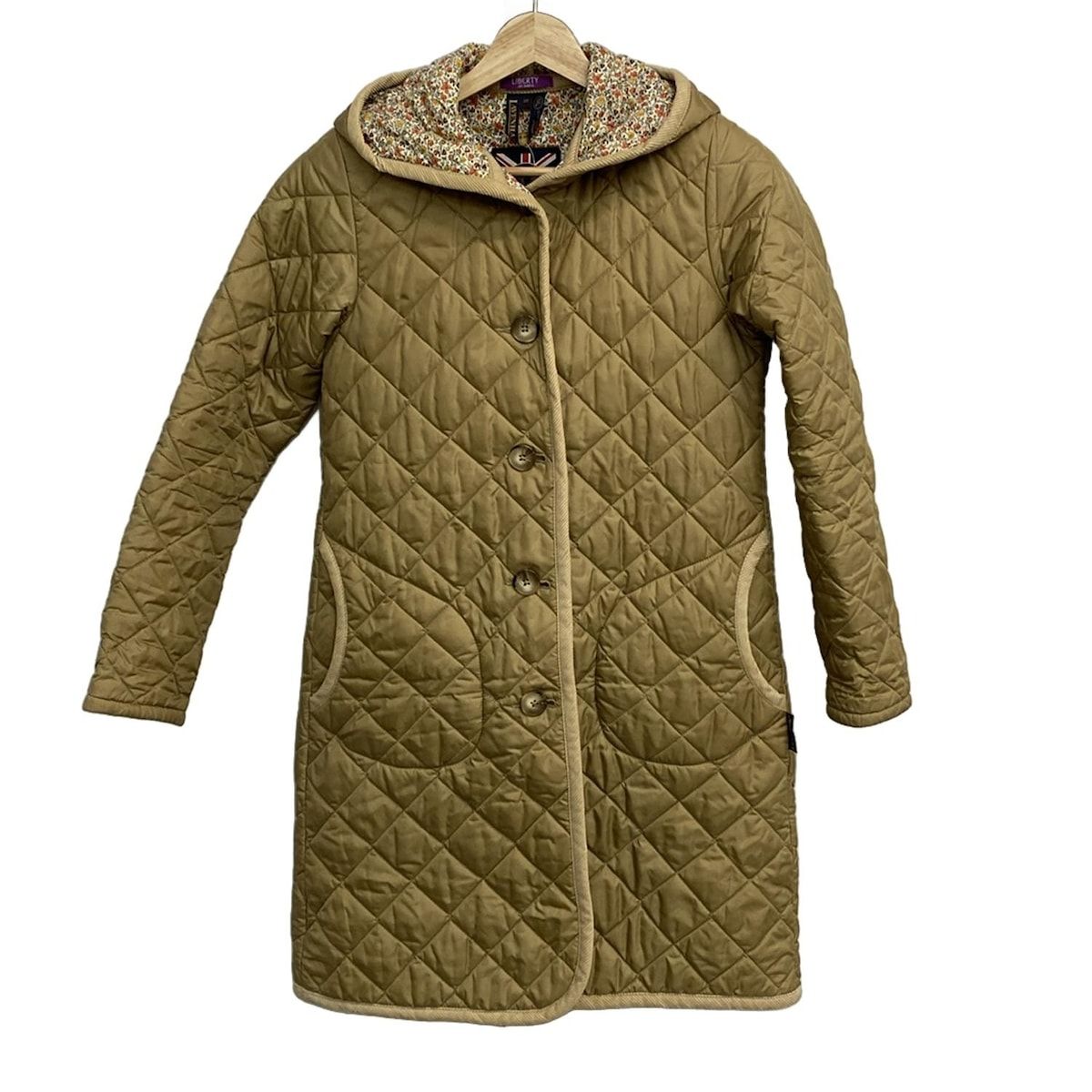 LAVENHAM ラベンハム コート サイズ36 S レディース - ライトブラウン 長袖 LIBERTY 中綿 秋 冬