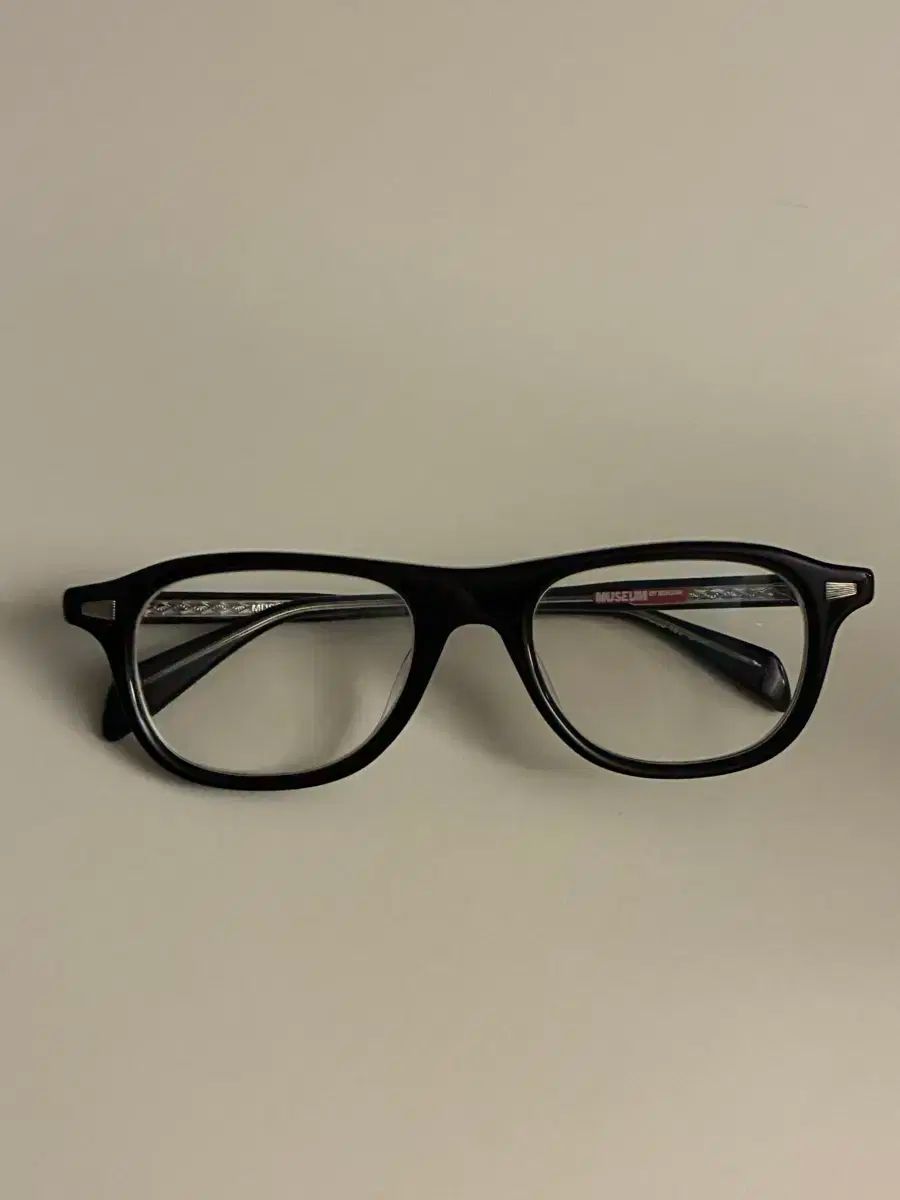 MUSEUM ミュージアム バイ ブラック ウェリントン メガネ