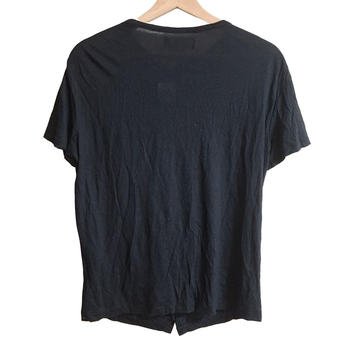 YOHJI NOIR ヨウジヤマモトプリュスノアール 半袖シャツブラウス サイズ2 M レディース - 黒