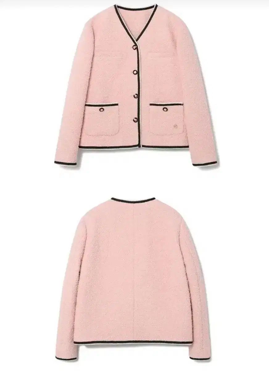 ミンニ MINNIE 着用 ROLAROLA ロラロラ ピンク ツイード ジャケット