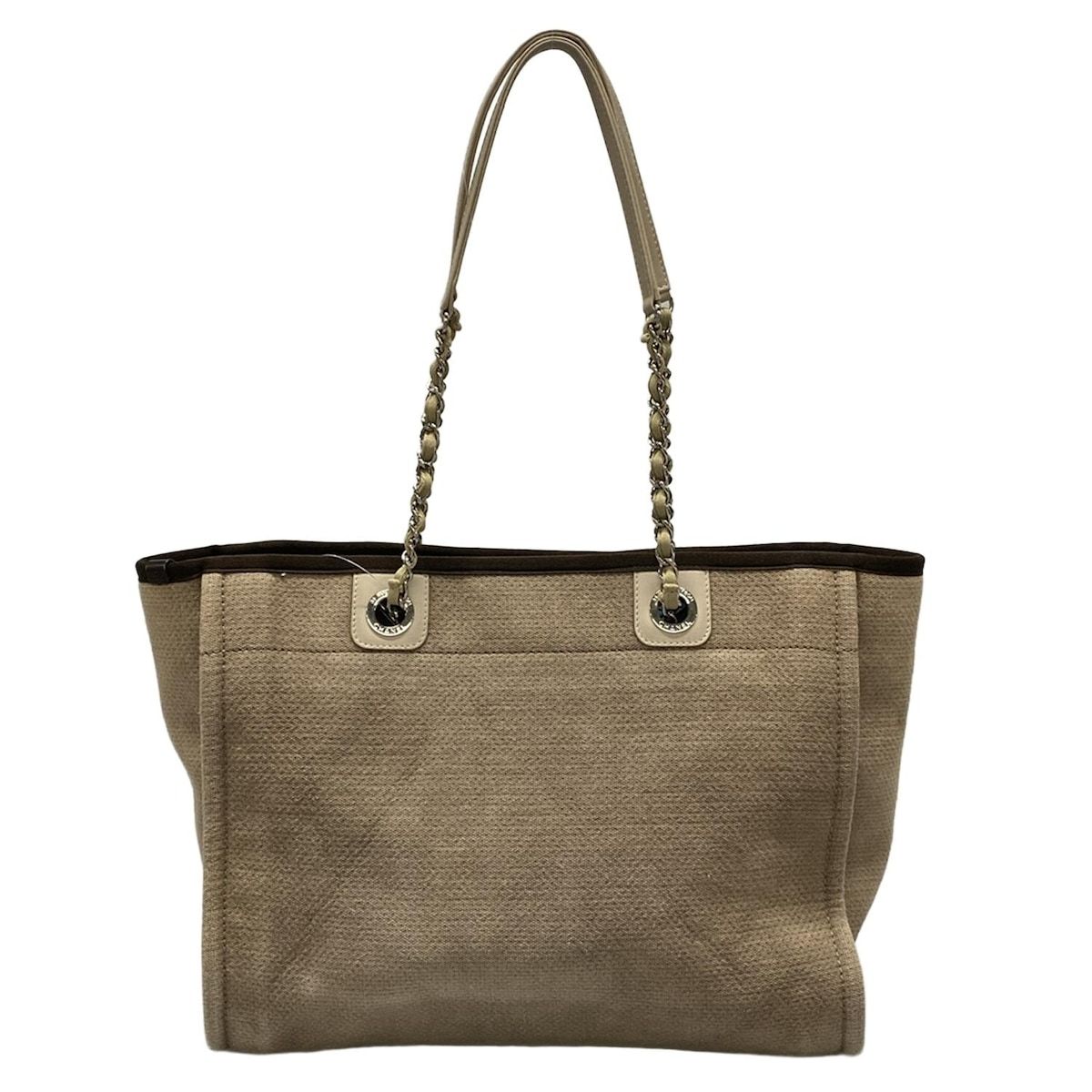 ベージュ×ダークブラウン