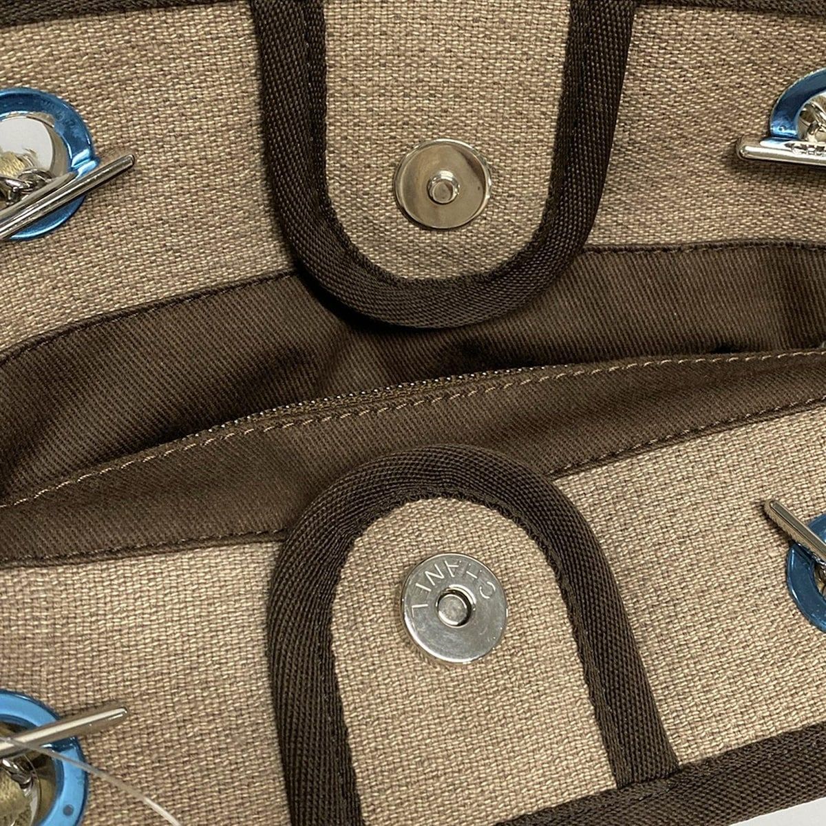 ドーヴィルラインMM ベージュ×ダークブラウン