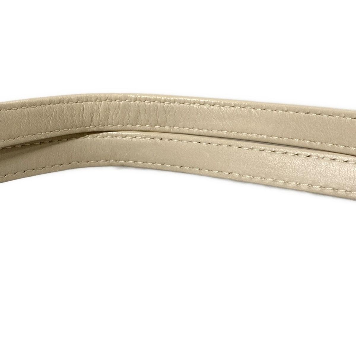 CHANEL シャネル トートバッグ ドーヴィルラインMM ベージュ×ダークブラウン チェーンショルダー シルバー金具 レザー DECORATOM_COM_BR