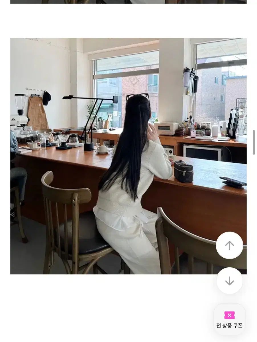  アイボリー ニット ジップアップ セット その他 セットアップ