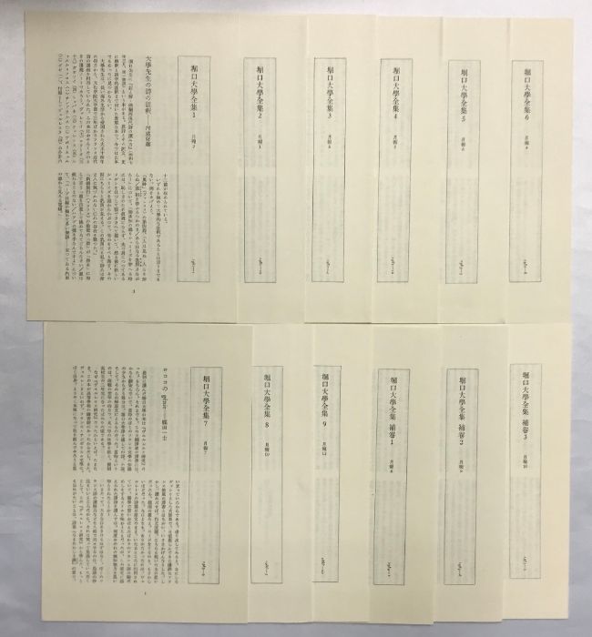 堀口大学全集（1～9巻+補巻3巻+別巻1巻/全13冊セット）著：堀口大学 発行：小澤書店 昭和57年～昭和62年 堀口大学全集 堀口大學全集.9巻➕補巻3巻.全12巻 全13冊揃 全13 全13冊揃&frasl; 別巻1）全13冊(安藤元雄