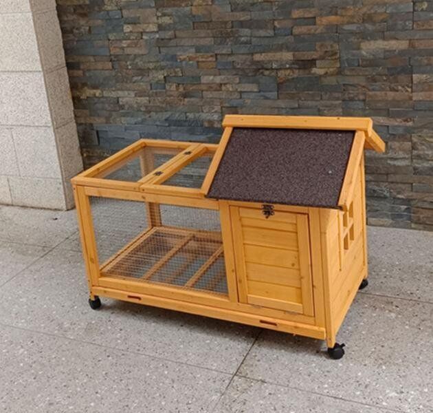 かご鶏小屋 チキンコープ 家庭用 飼育ケージ 屋外木製鶏舎 ネストボックス付き耐候性家禽ケージウサギケージ 取り外し な底部 WWW_GEBZETESISAT_COM_TR