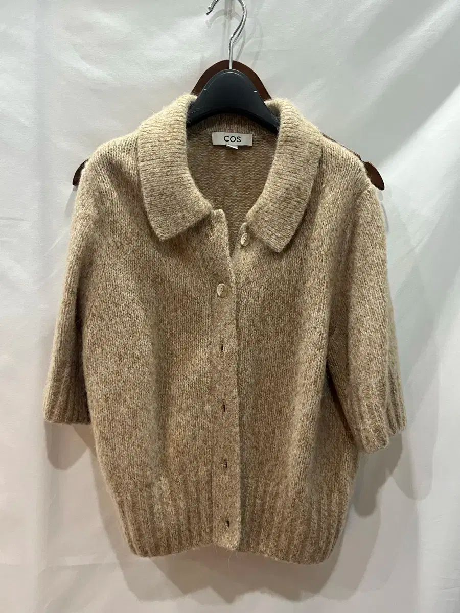 COS コス ベージュ カーディガン ニット M