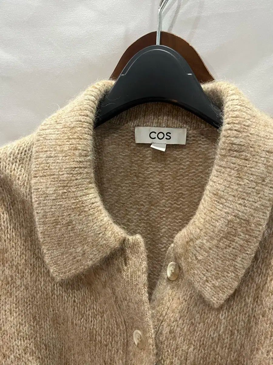 COS コス ベージュ カーディガン ニット M