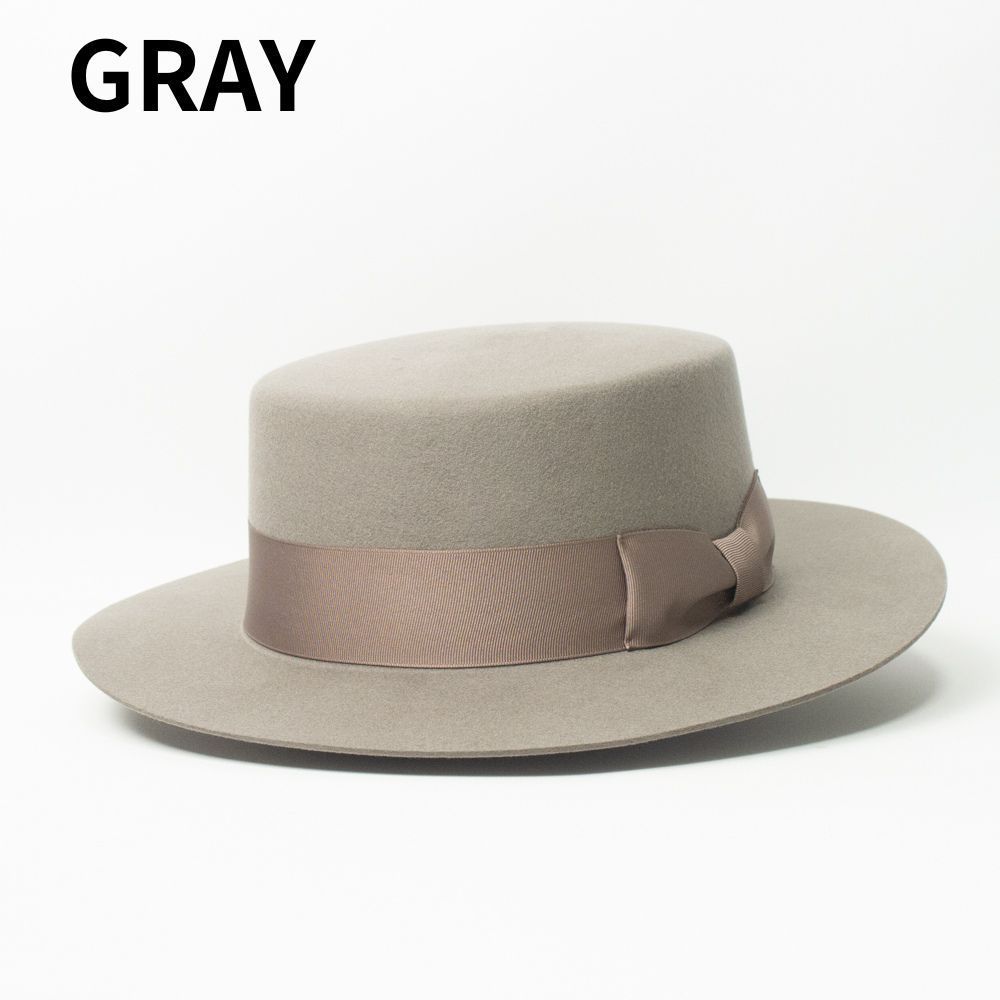  RUBEN ロングブリム フェルトウールハット ウールハット フェルトハット ハット