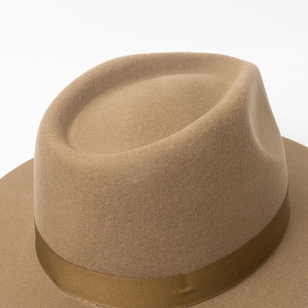中折れフェルトウールハット