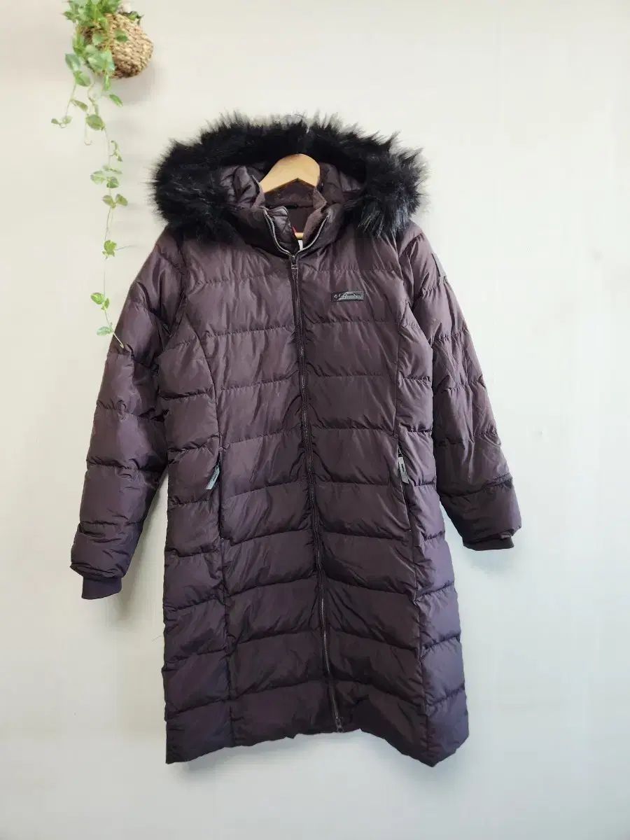 コロンビア グースダウン ダウンジャケット ロング丈 レディース L