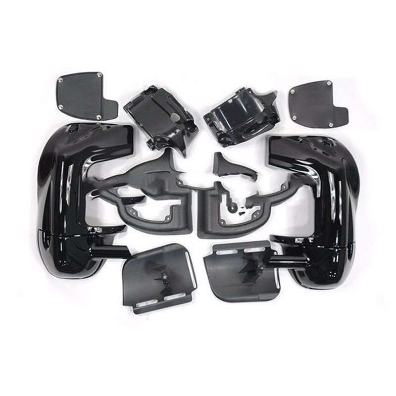 ハーレーツアラーロワーフェアリングFLHX FLTRXブラックロアフェアリングバガーロードキングストーリーグライ