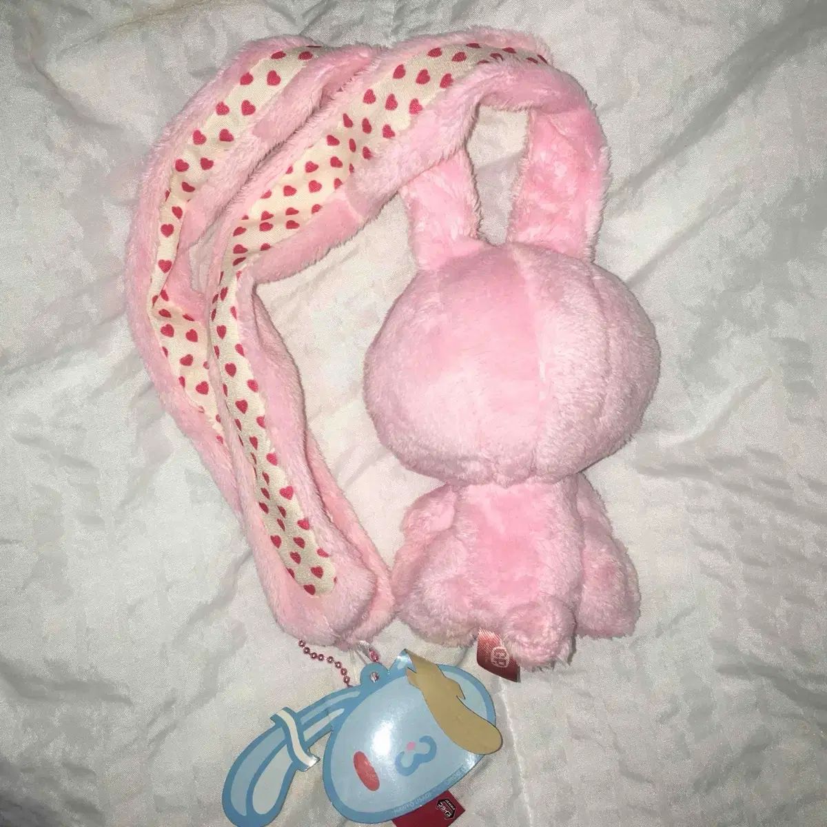 汎用うさぎ バレンタイン マスコット ぬいぐるみ キーホルダー - メルカリ