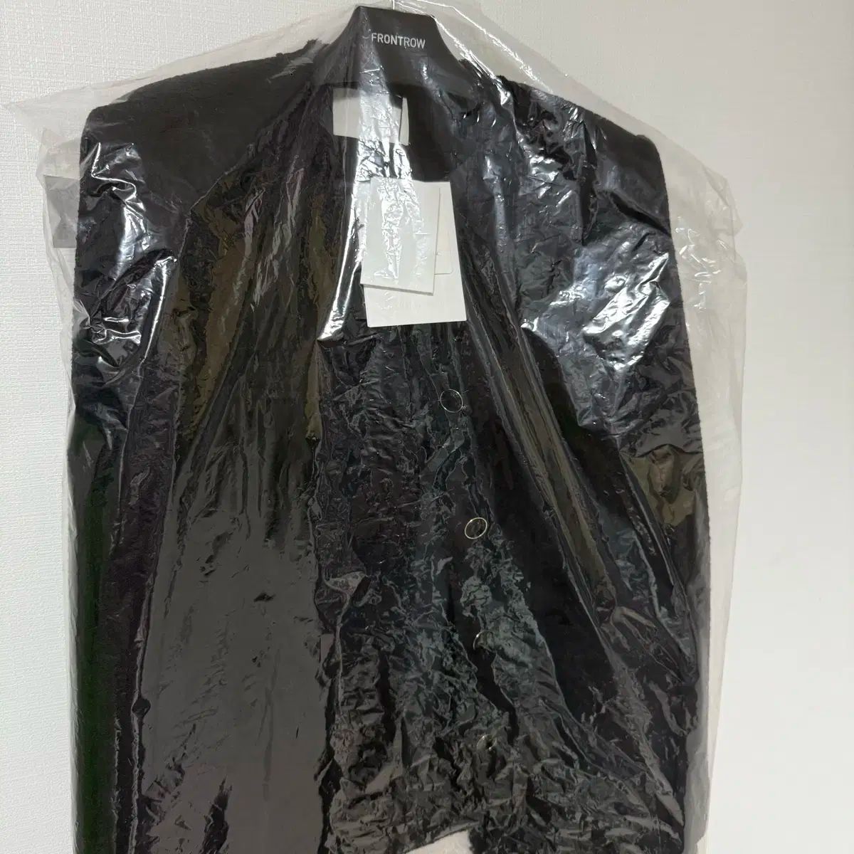 FRONTROW Trimmed オーバーサイズ ツイード ジャケット ブラック M GULLKHAN_COM