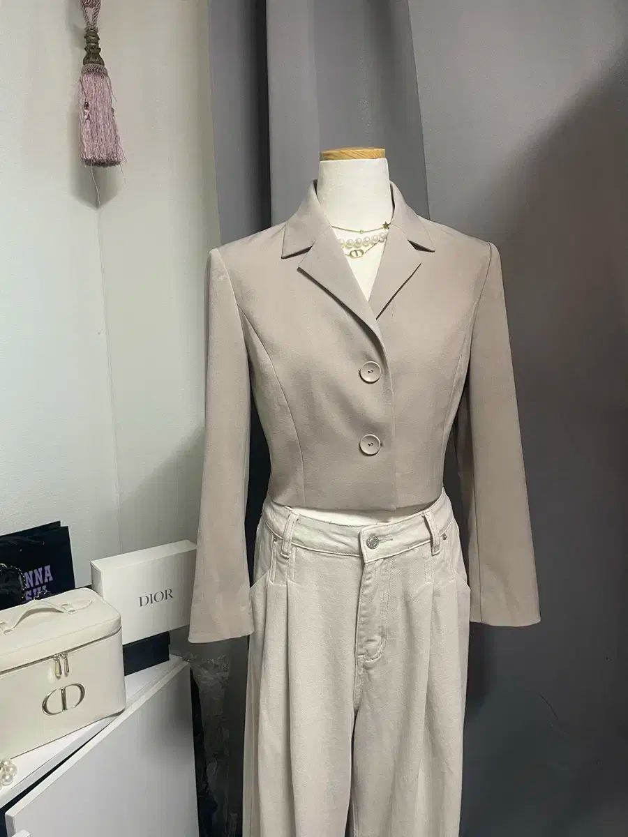 クロップドジャケット 44-55