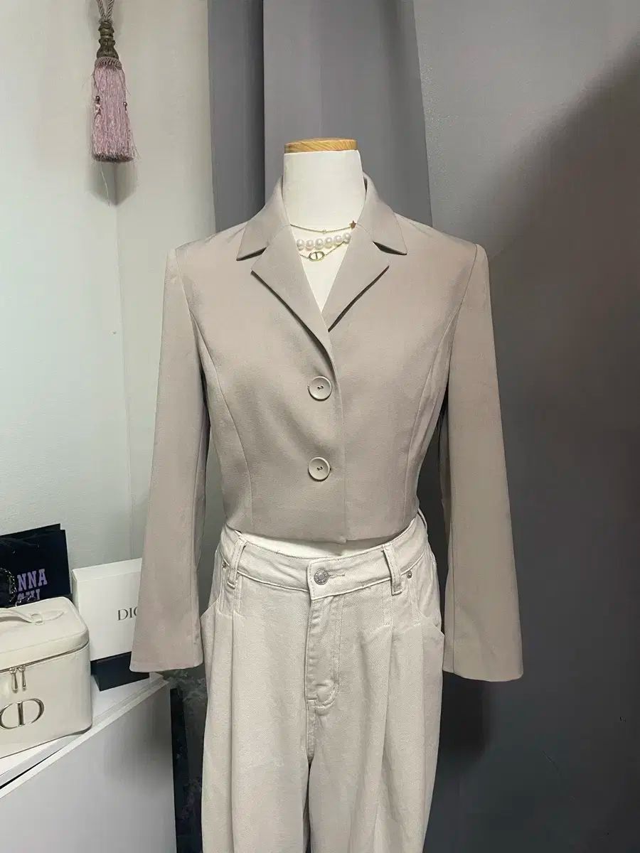 イッミシャ クロップドジャケット