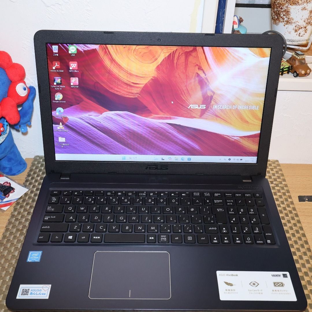 Win11公式対応 高年式2021製 SSD メ4G DVD 無線 カメラ