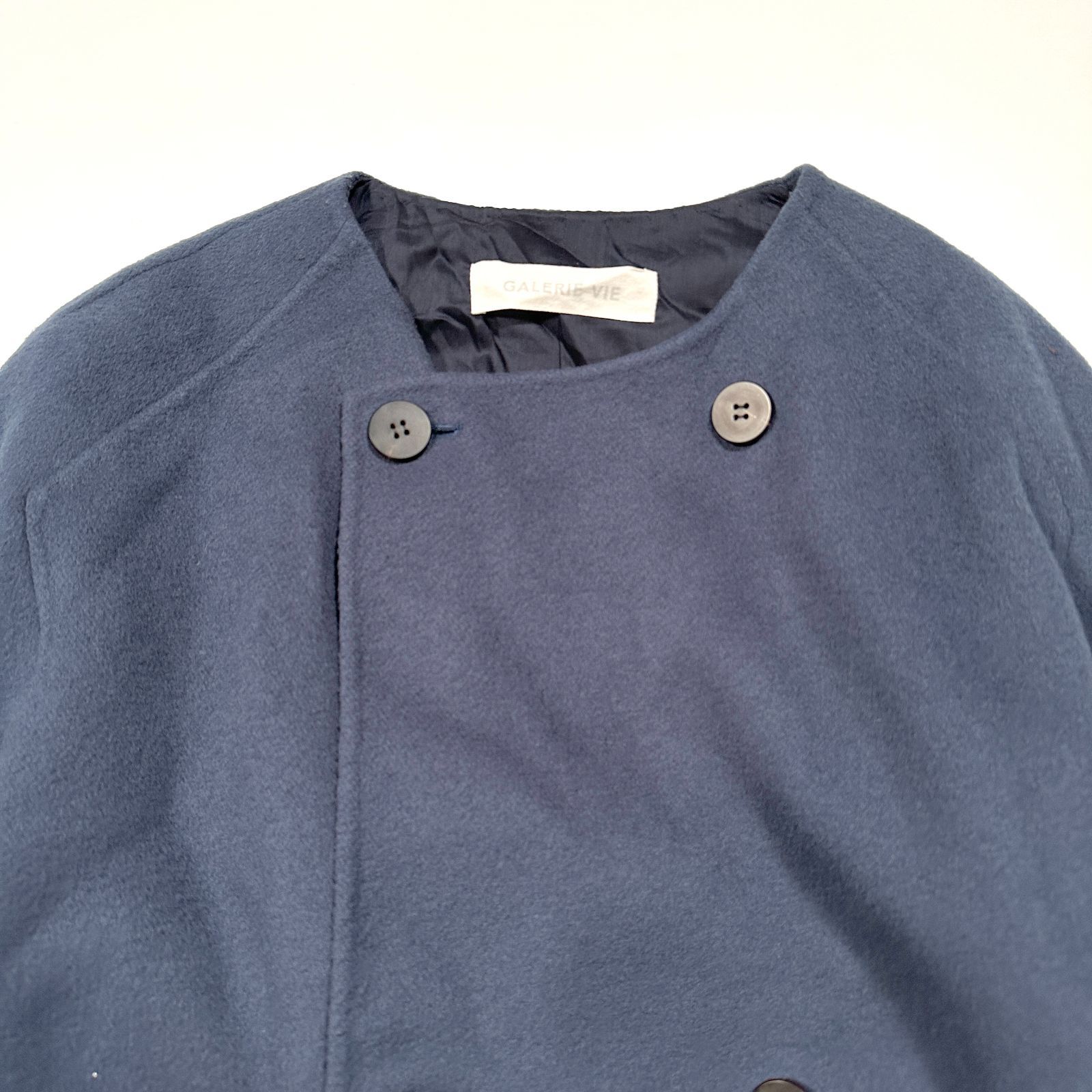 美品 GALERIE VIE ギャルリーヴィー ウール ダブルフェイス ダブル