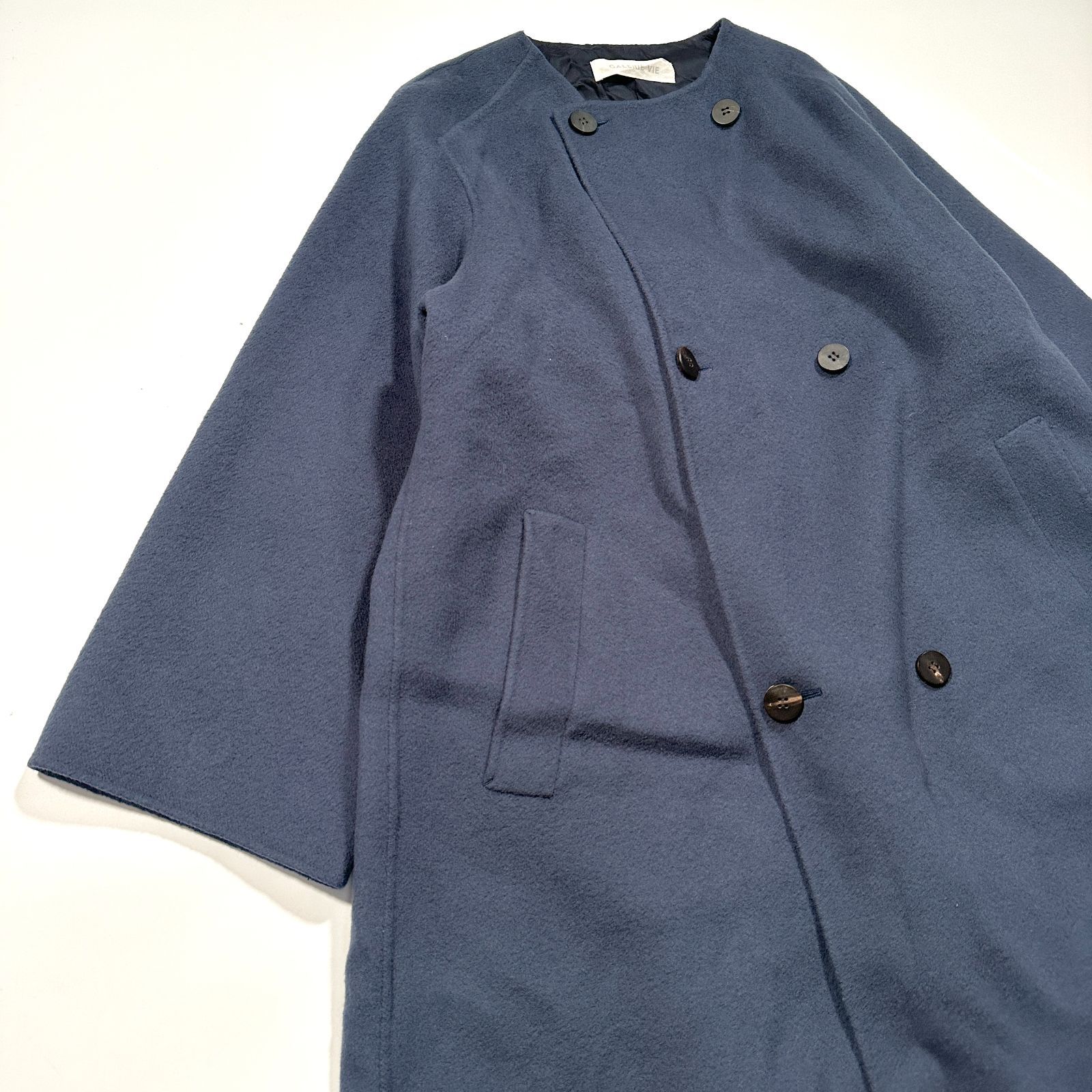 美品 GALERIE VIE ギャルリーヴィー ウール ダブルフェイス ダブル