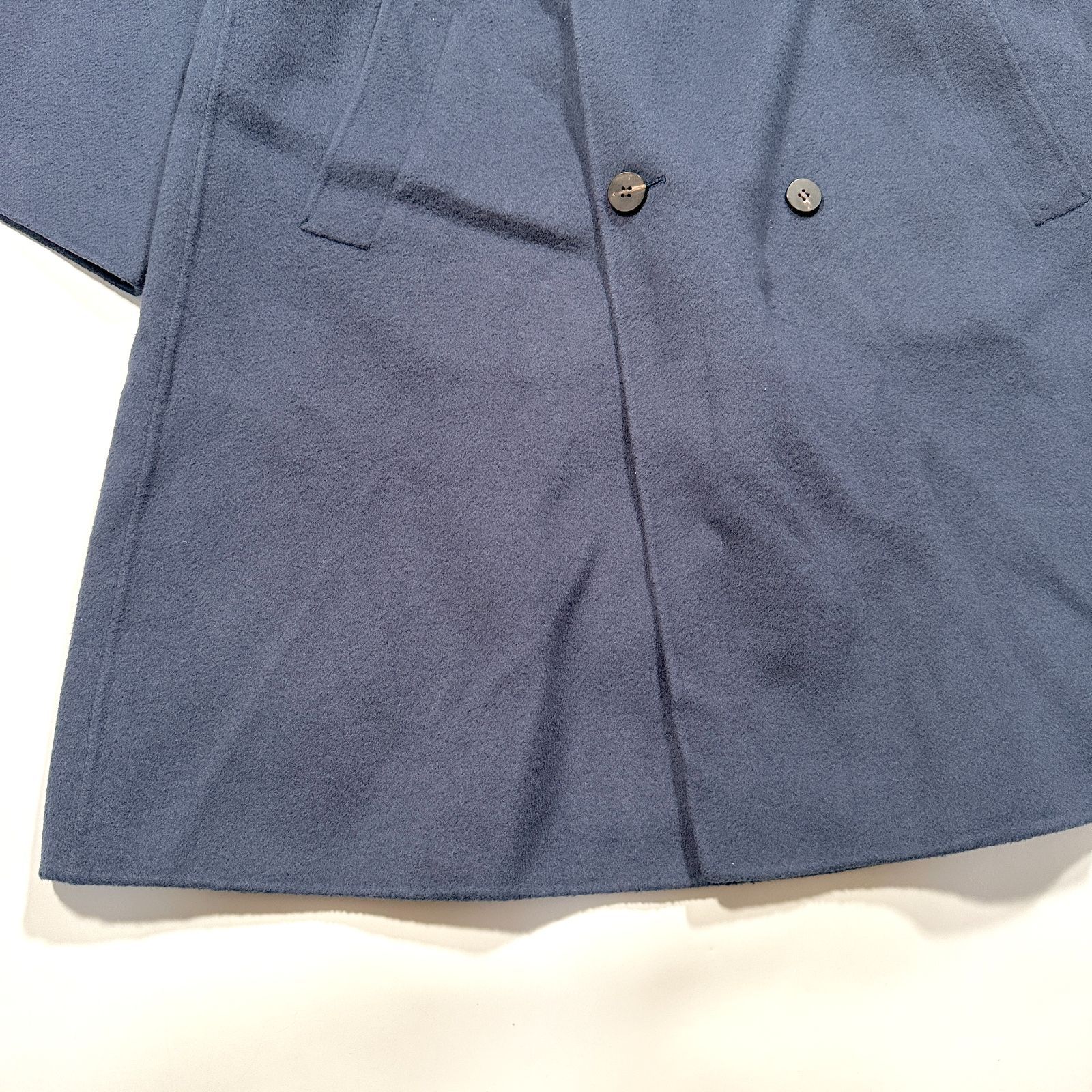 ギャルリーヴィー ウールダブルフェイス ダブルブレストノーカラー