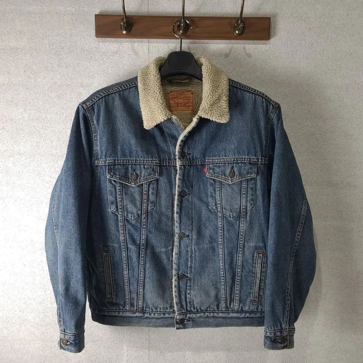 リーバイス シェルパ デニム トラッカージャケット XL