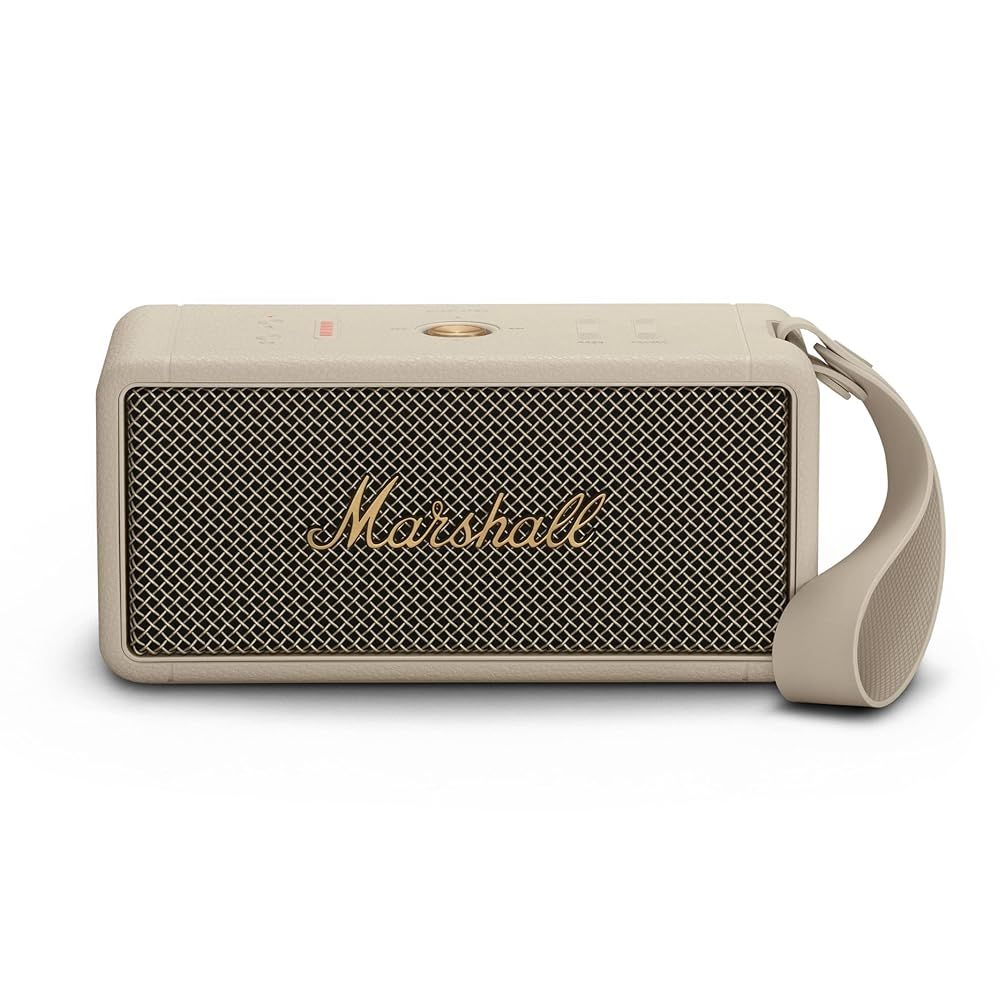 Marshall Middleton ワイヤレスポータブルスピーカー クリーム IP67 20時間再生