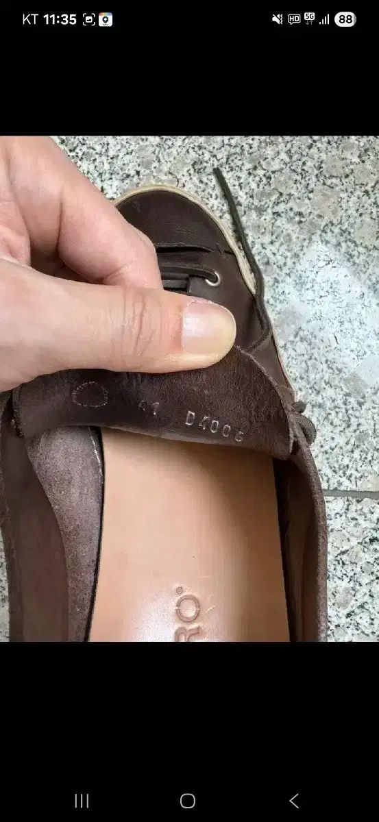  ブッテロ タニノ ブラウン 41 サイズ スニーカー 靴