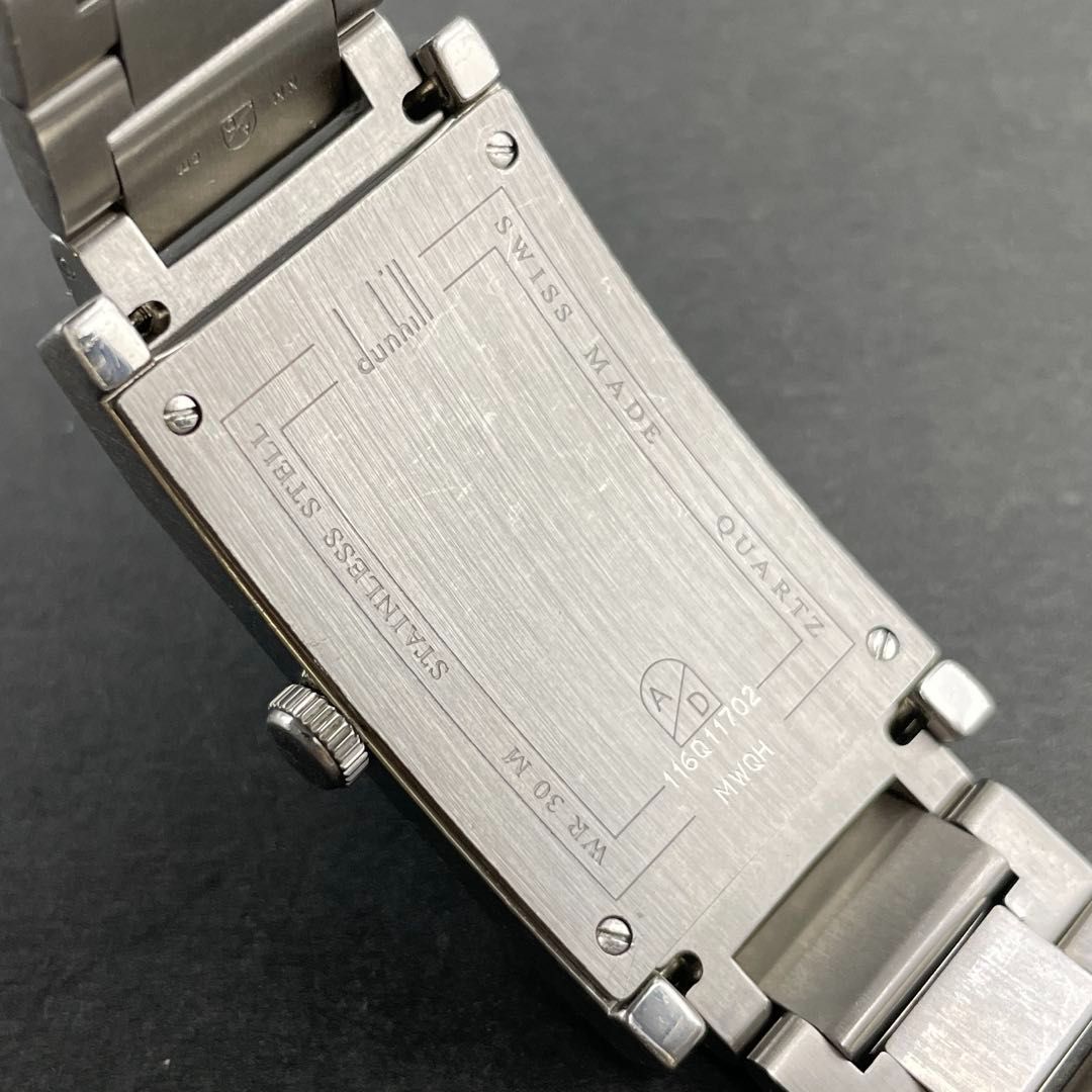  dunhill ダンヒリオン MWQH スモセコ 三面カットガラス スモールセコンド ダンヒル QZクォーツ腕時計 メンズ 腕時計(クォーツ) 腕時計(アナログ)