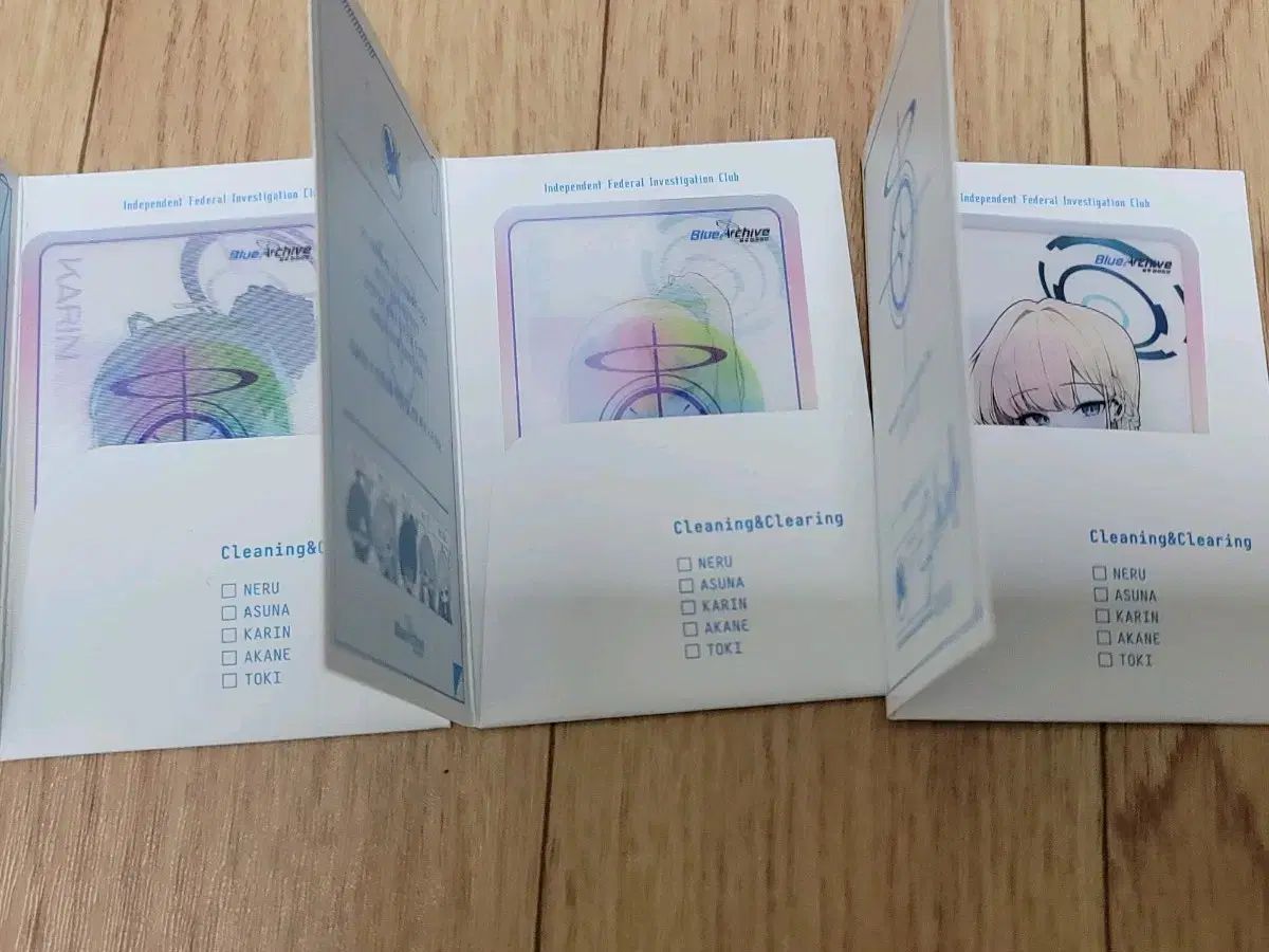 ブルーアーカイブ ブルーアーカイブ ブルアカ ホンデ アニメイト カフェ レンチキュラー アスナ CARIN カリン トキ