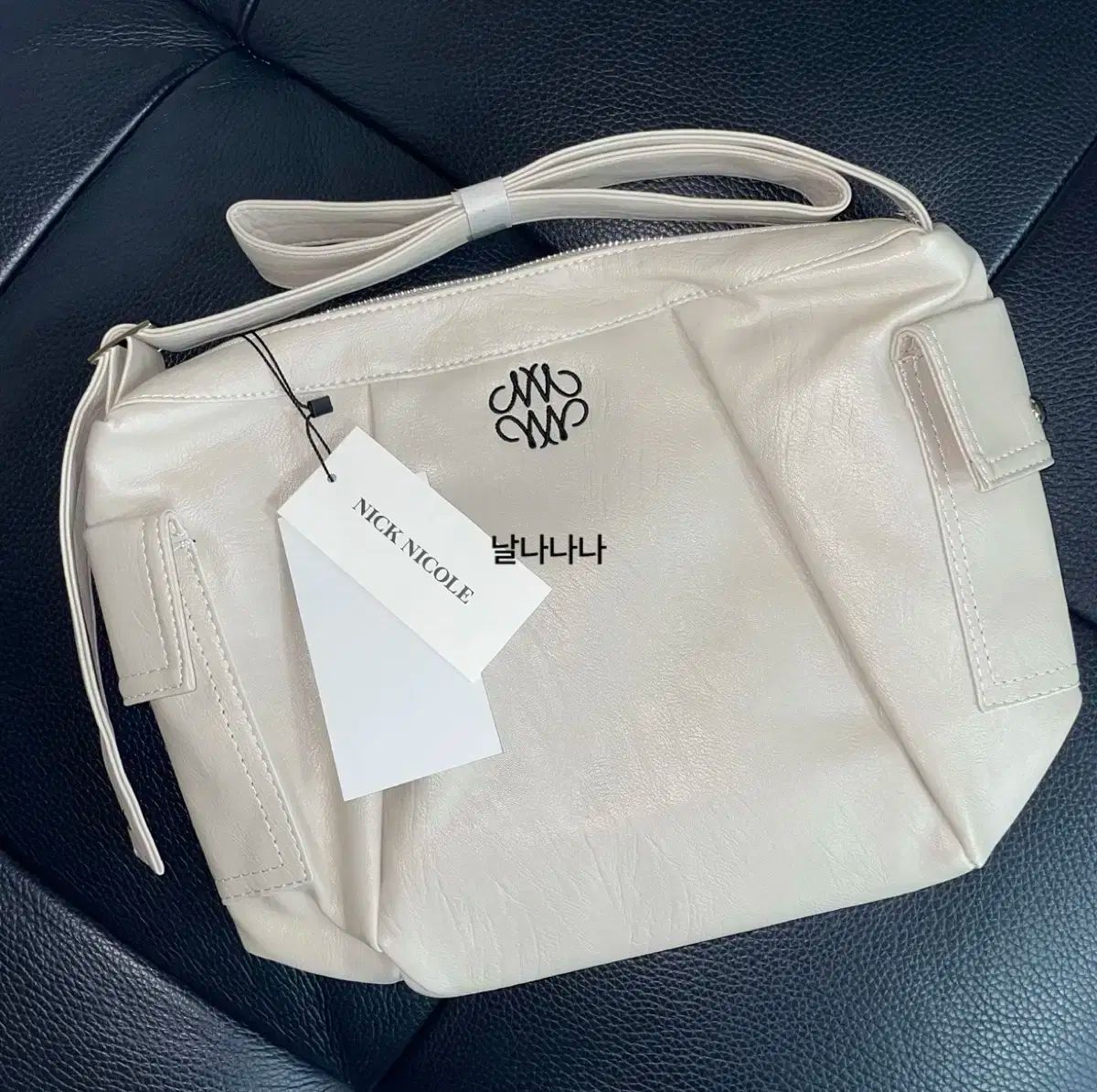 NICK-NICOLE ニック-ニコル クロスバッグ ライト ベージュ レディースバッグ