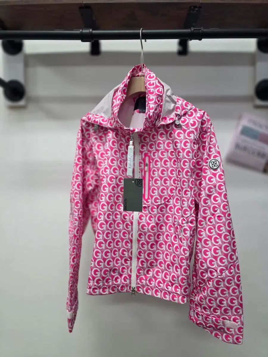 G FORE ジーフォア ピンク Gロゴ レインコート ジャケット スカート セット